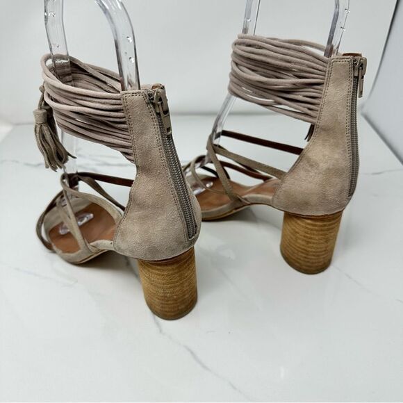 Jeffery Campbell Despina Suede Tassel Heels- Size 9 - Picture 11 of 16